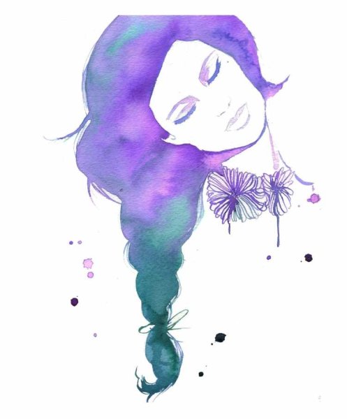 Рисунки акварелью для срисовки