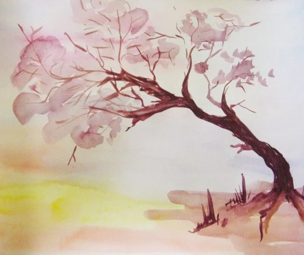 Пейзажи для рисования легкие