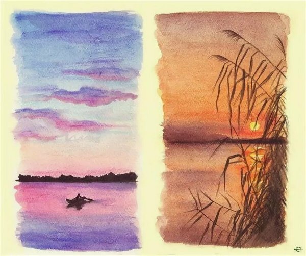 Рисование акварелью для начинающих