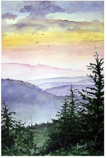 Рисунки красками легко