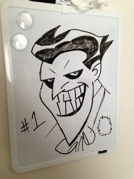 Рисунки на маркерной доске