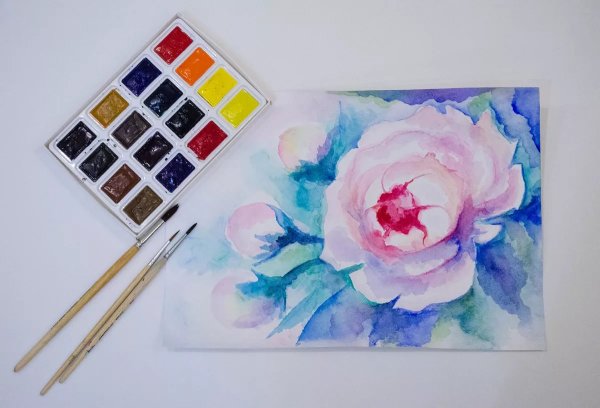 Рисунки красками