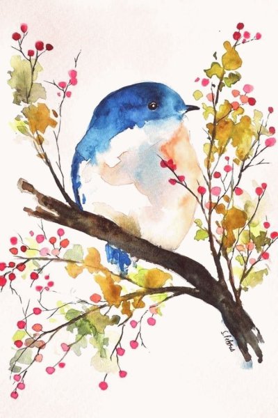 Рисунки для срисовки гуашью легкие