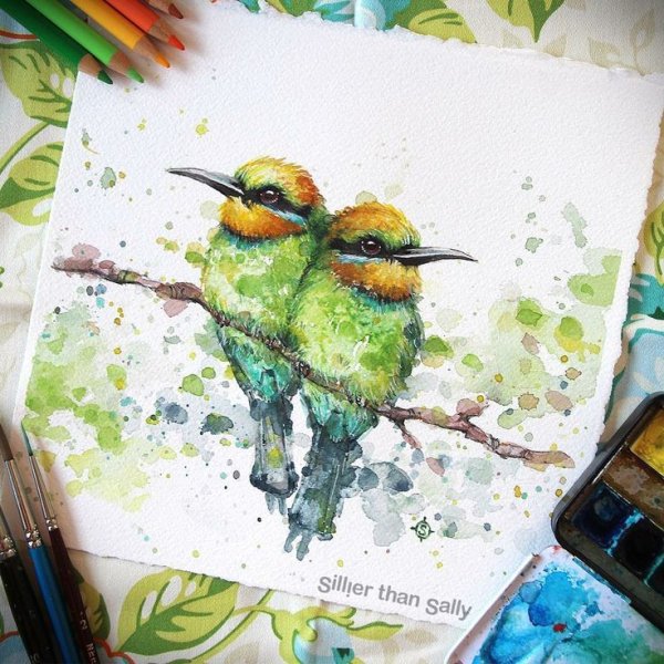 Рисунки акварелью для любителей