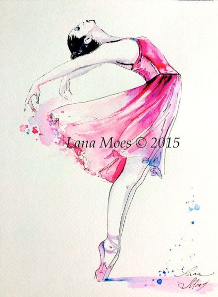 Балет акварель