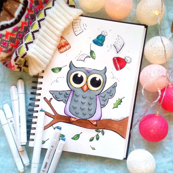 Скетчинг маркерами для детей