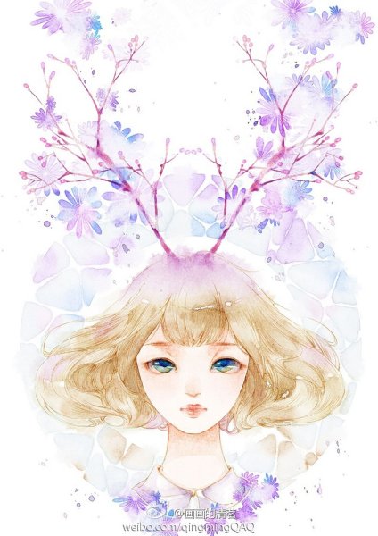 Sailor Saturn акварель