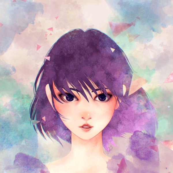 Аниме акварелью