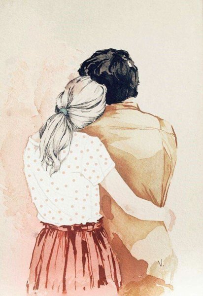 Жених и невеста картина