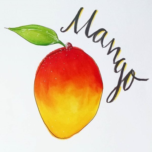 Клубника маркерами легко