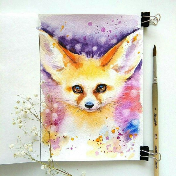 Акварельные звери