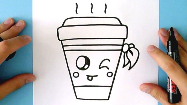 Рисунки маркерами для новичков лёгкие