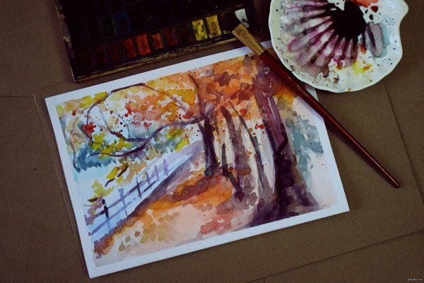 Рисование акварельными красками
