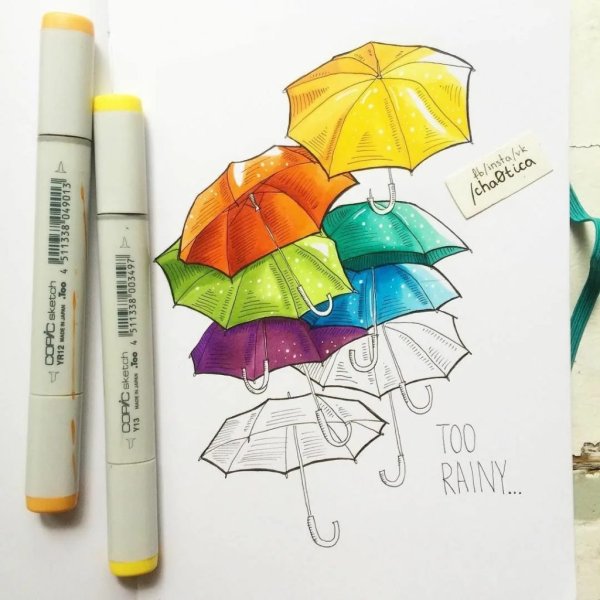 Скетчинг фломастерами