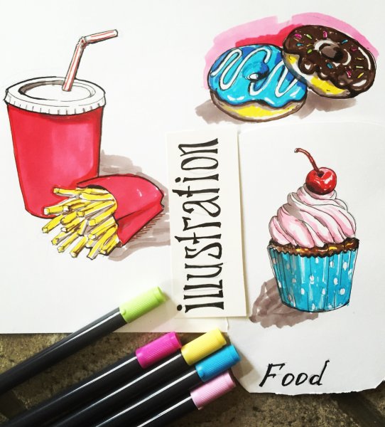 Маленькие рисунки для скетчбука