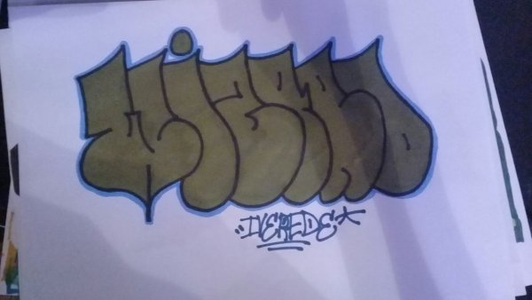 Граффити карандашом