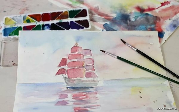 Рисунки акварелью