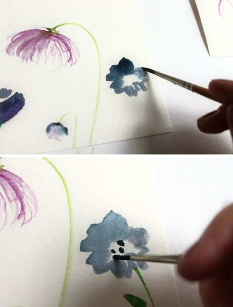 Арбуз акварелью