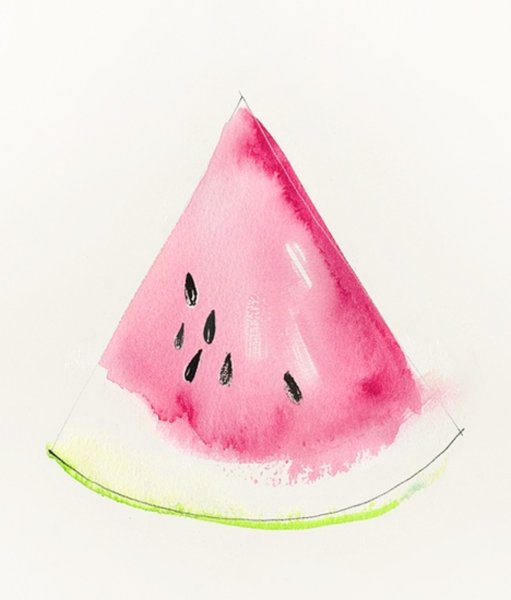 Рисунки акварельными карандашами