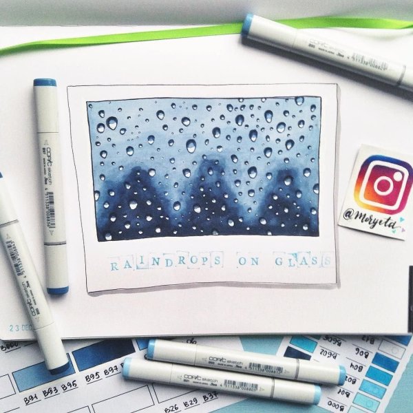 Рисование маркерами для детей