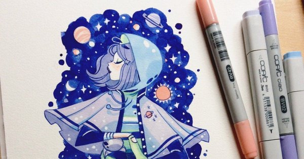 Иллюстрации маркерами