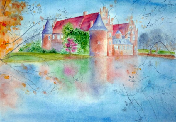 Рисунки акварелью