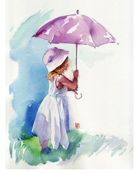 Красивые рисунки акварелью для начинающих