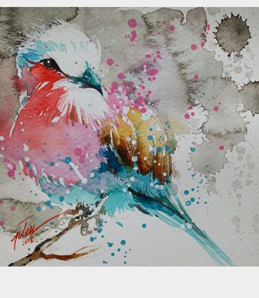 Бабочки живопись акварелью