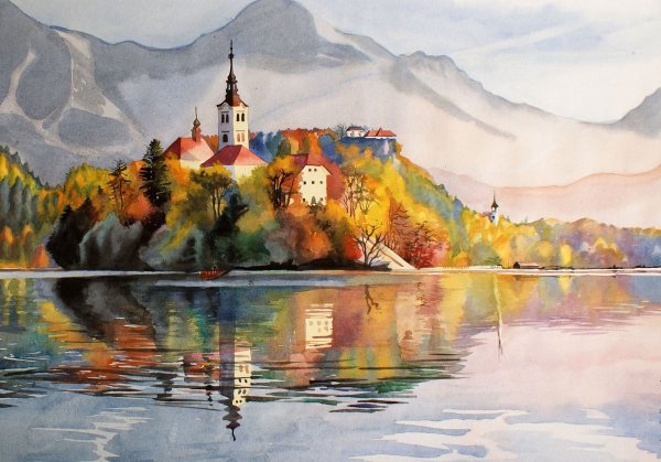 Акварели Салли Уолш