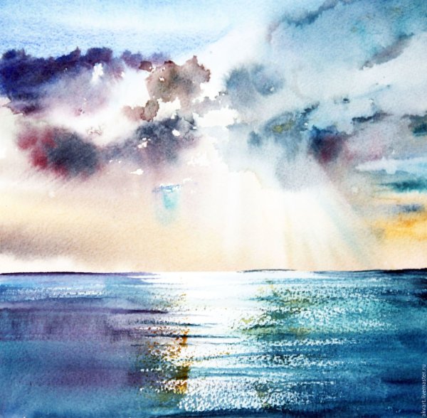 Рисунки акварелью