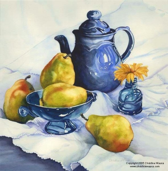 Натюрморт акварелью