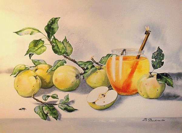 Натюрморты акварелью Валевской Валентины