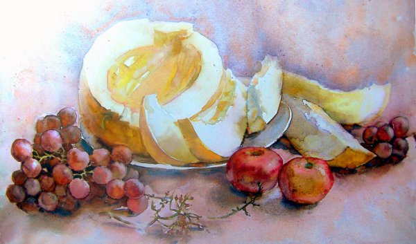 Натюрморт акварелью
