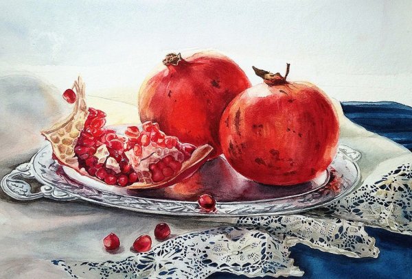 Акварельный натюрморт