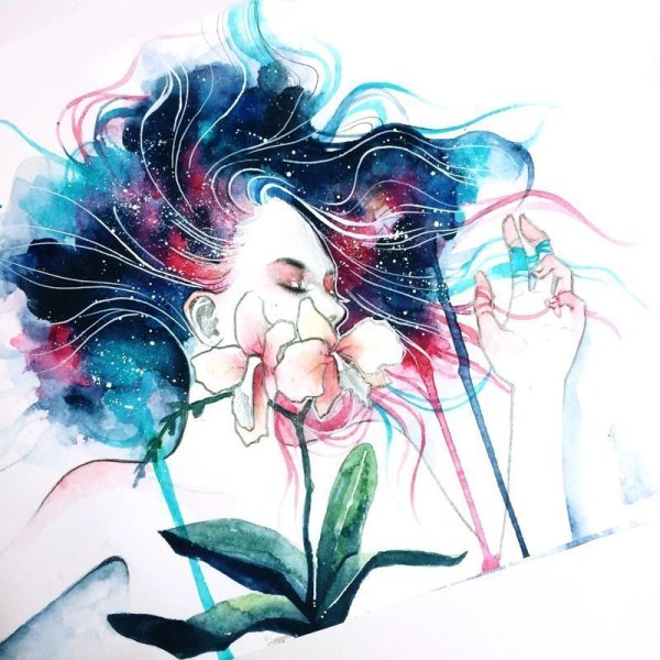 Необычные акварели молодого художника kelogsloops