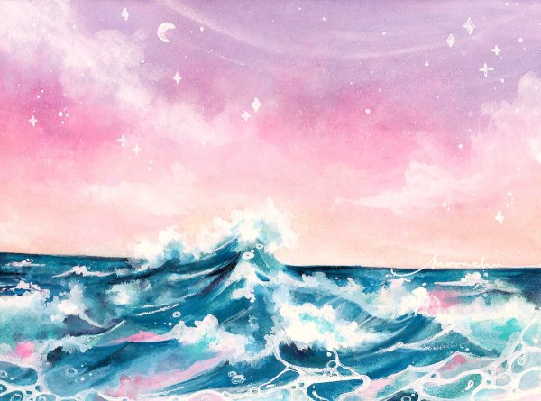 Море рисунок