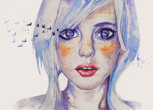 Нарисовать девушку