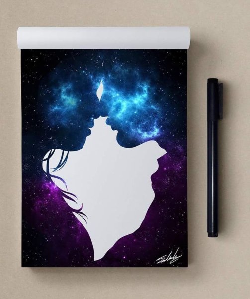 Космос красками