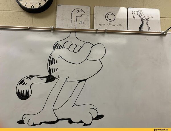 Рисунки на маркерной доске