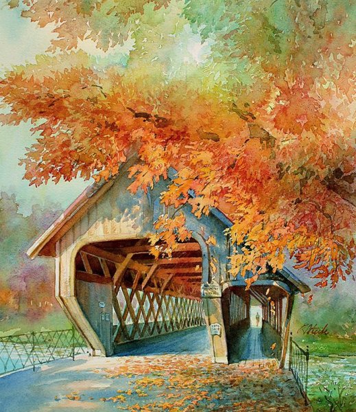 Живопись Robert Tavener осень