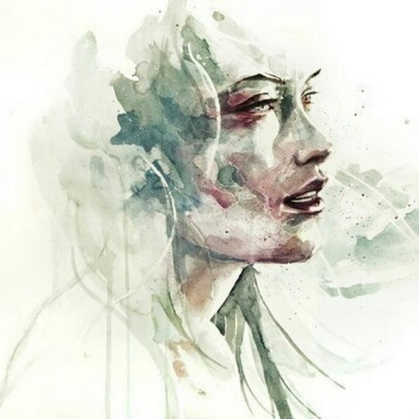 Люди акварелью