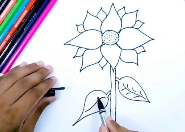 Открытки маркерами