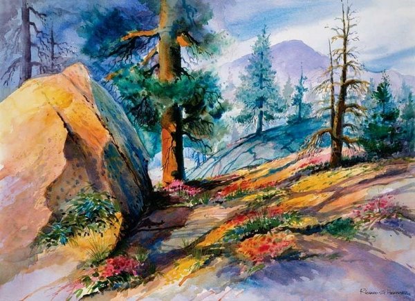 Richard Salvador Hernaez, акварели