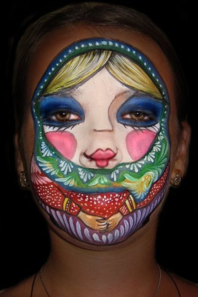 Красивый аквагрим