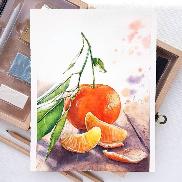 Акварельные скетчи