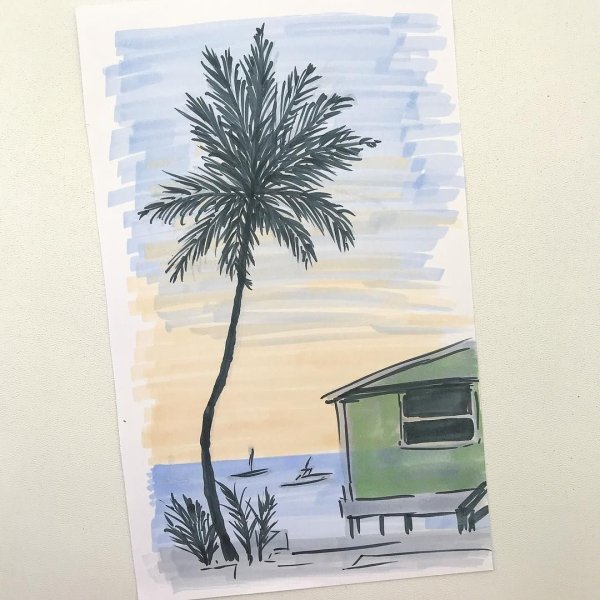 Пейзаж рисунок