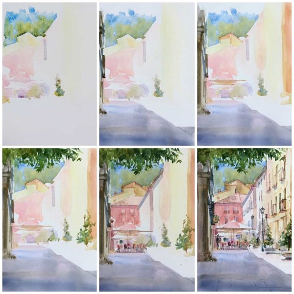 Анна Армона акварель