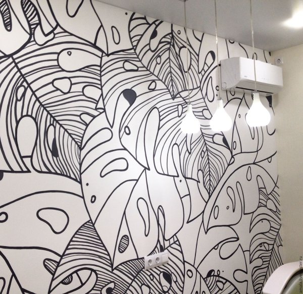 Скетчи на стену