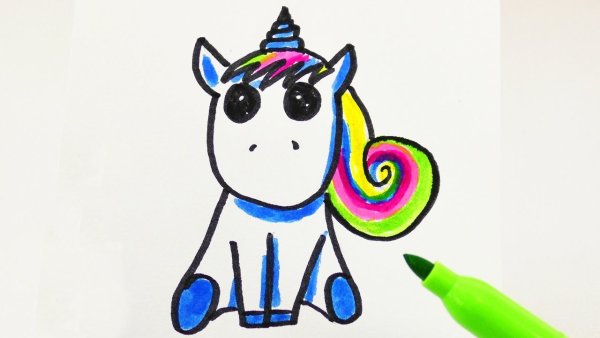 Рисунок фломастерами для детей