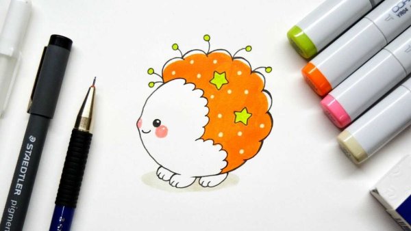 Рисунки для срисовки фломастерами